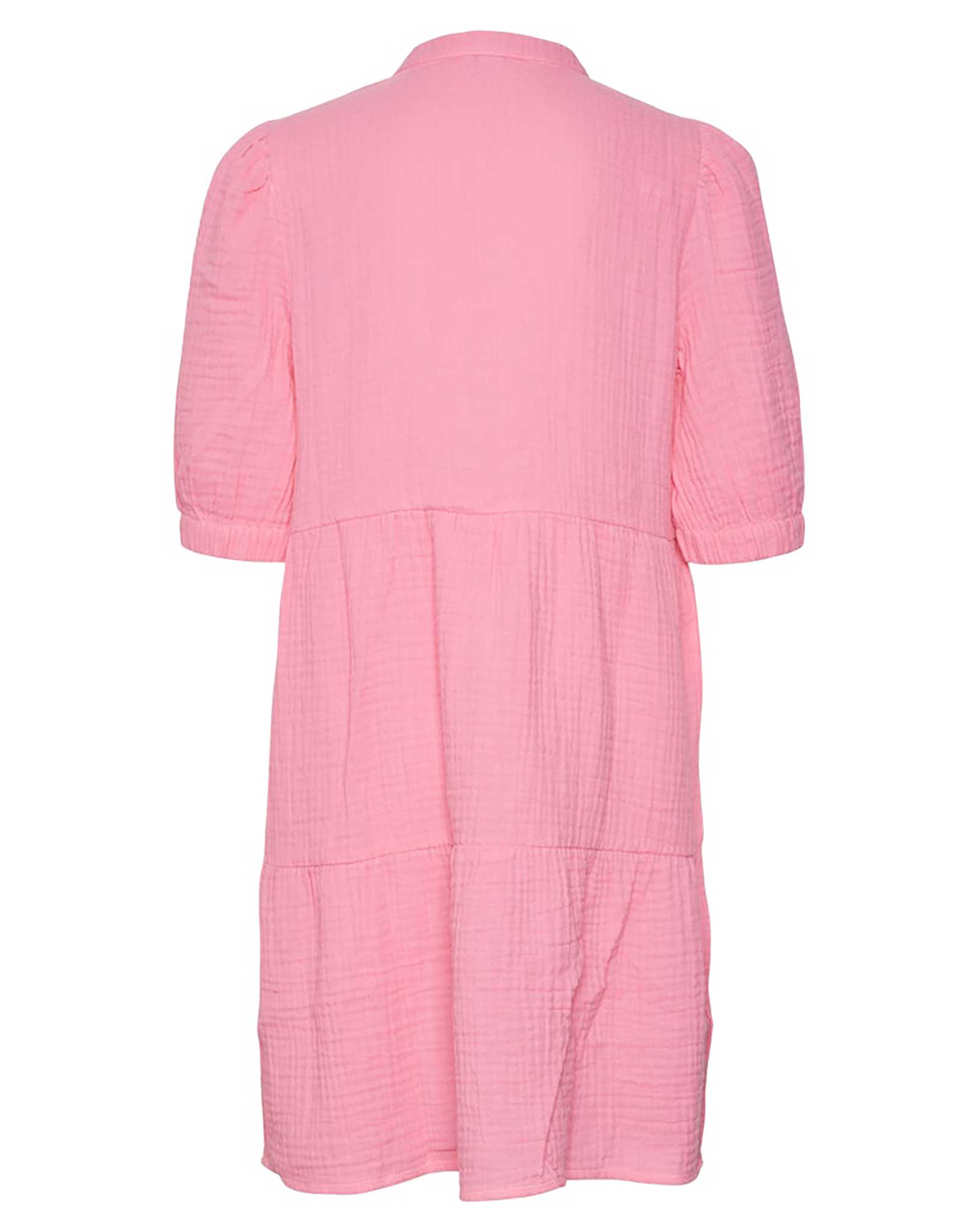 Kurzarmkleid VMNATALI  in pink cosmos