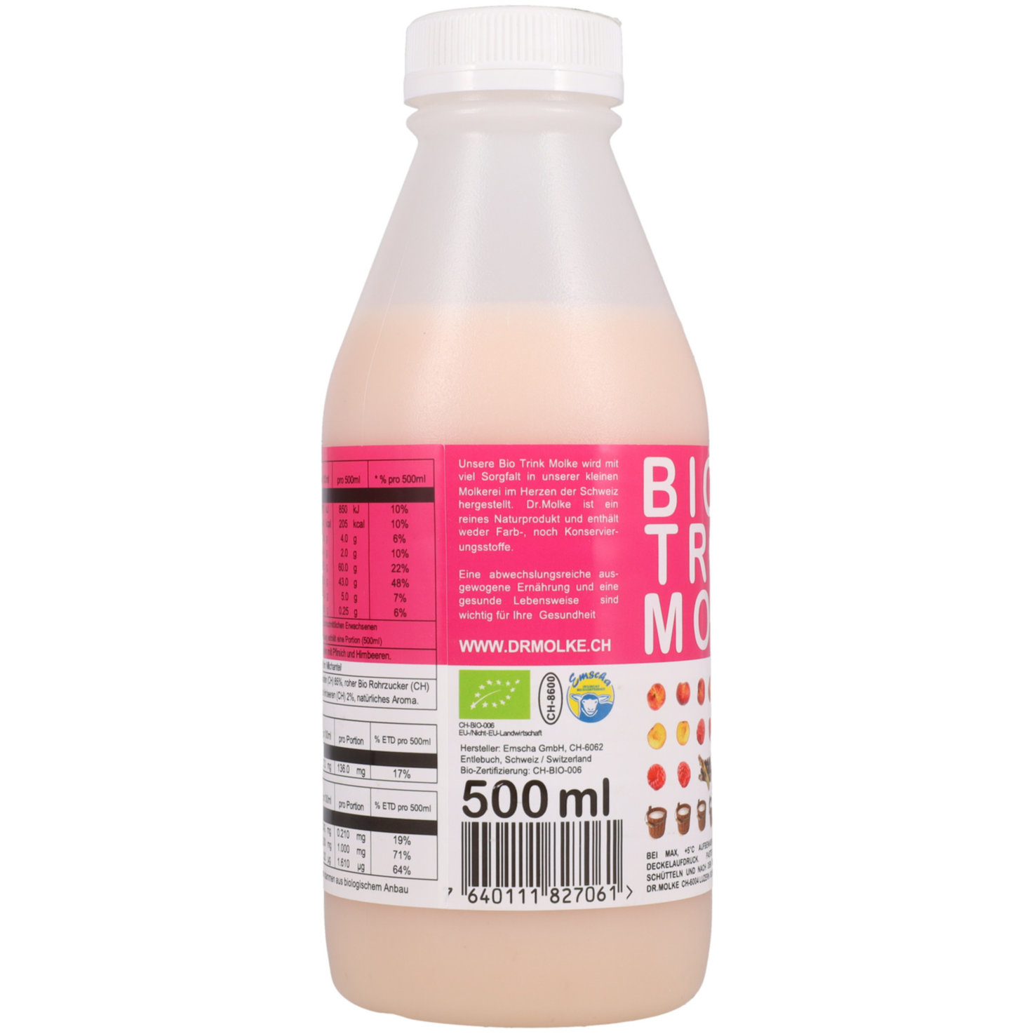 Bio Dr. Molke Pfirsich & Himbeer
