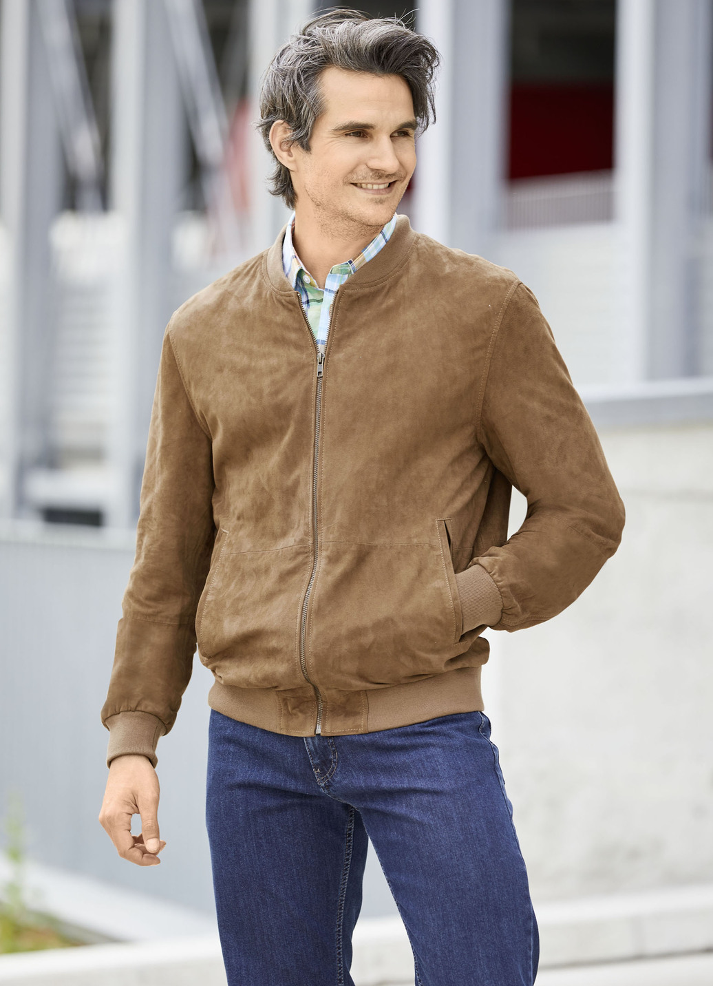 Lederblouson von „Jilani“