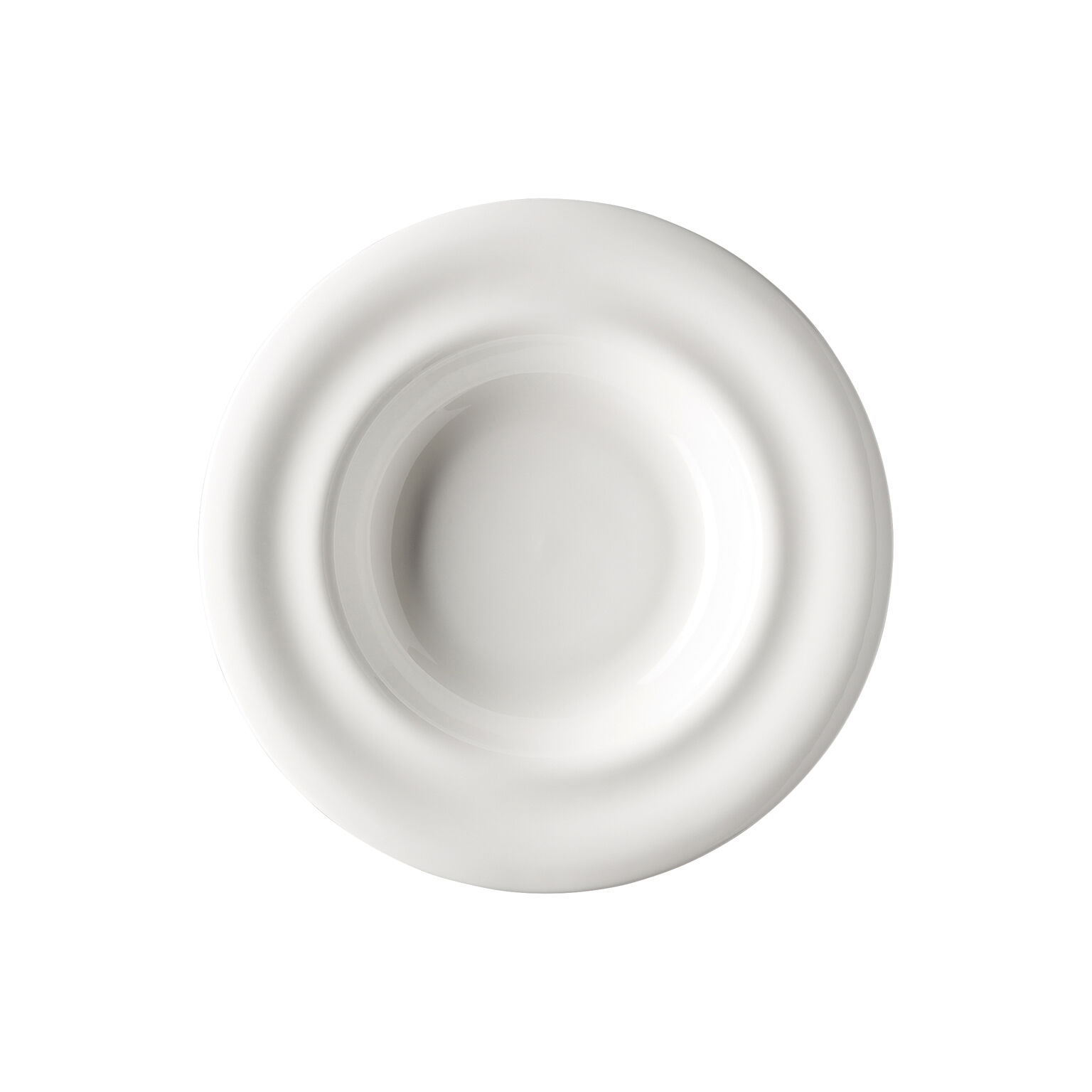 Jade Sphera Bone China Weiss Suppenteller 24 cm Fahne