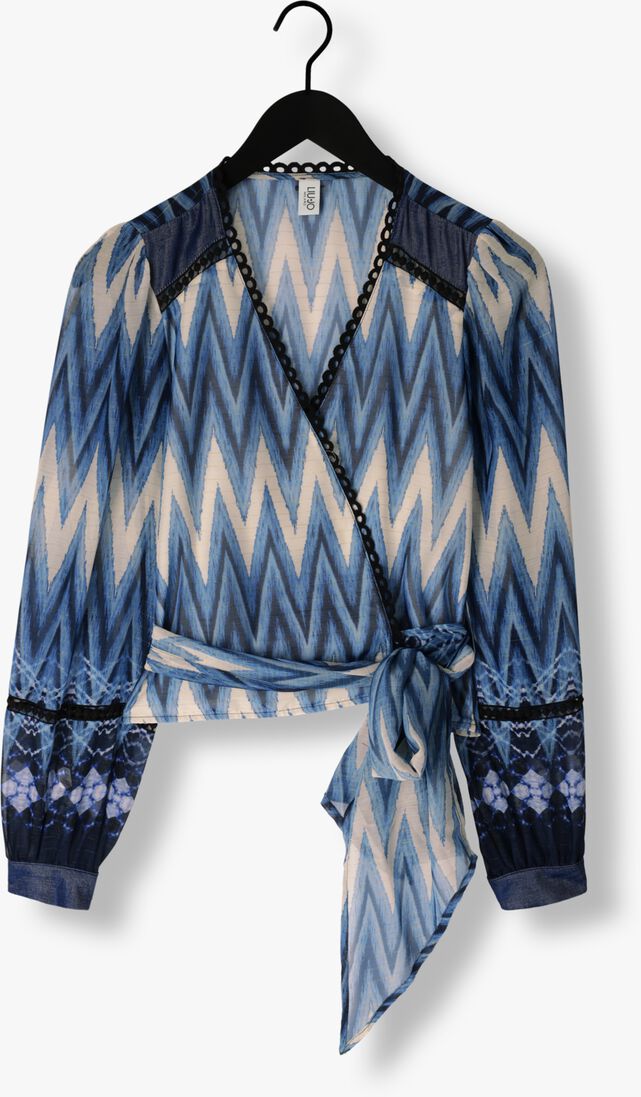 LIU JO blauwe liu jo blouse blusa sunshine