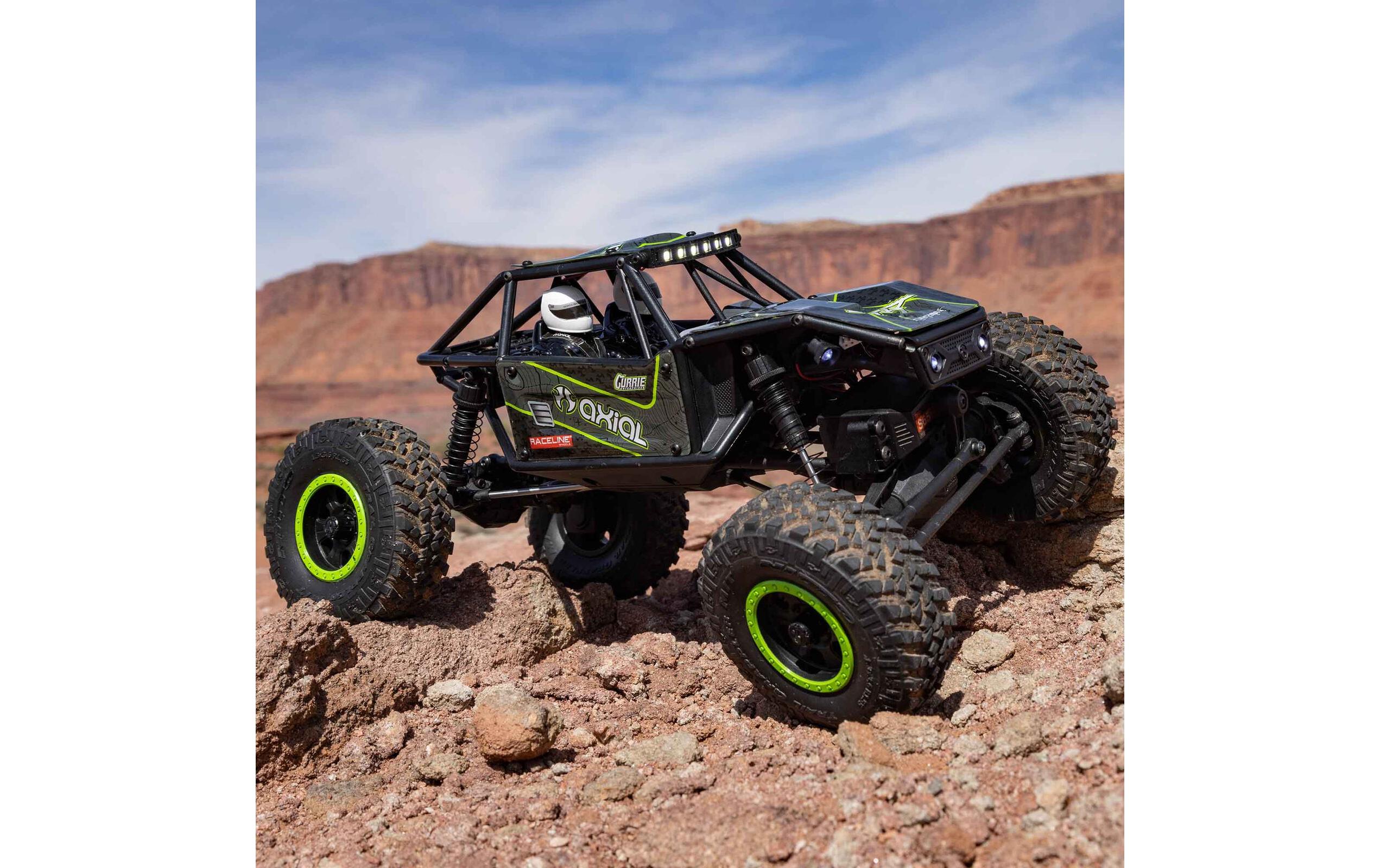 Rock Crawler UTB18 Capra 4WD, Schwarz 1:18, RTR<br>Unlimited Trail Buggy im RTR Komplettset