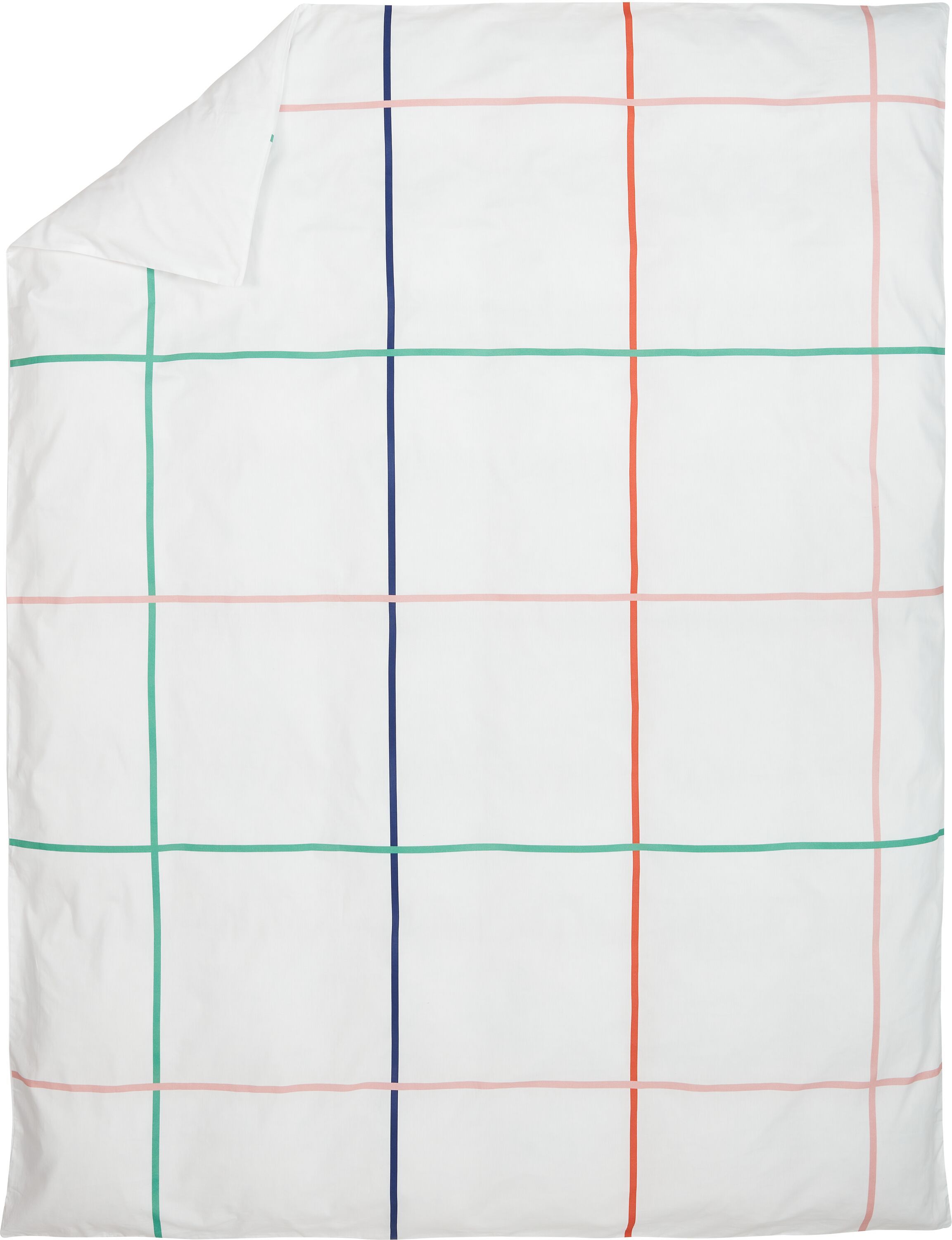 HENDRIK Perkal-Duvetbezug - Weiss / Duvetbezug - 200 x 210 cm