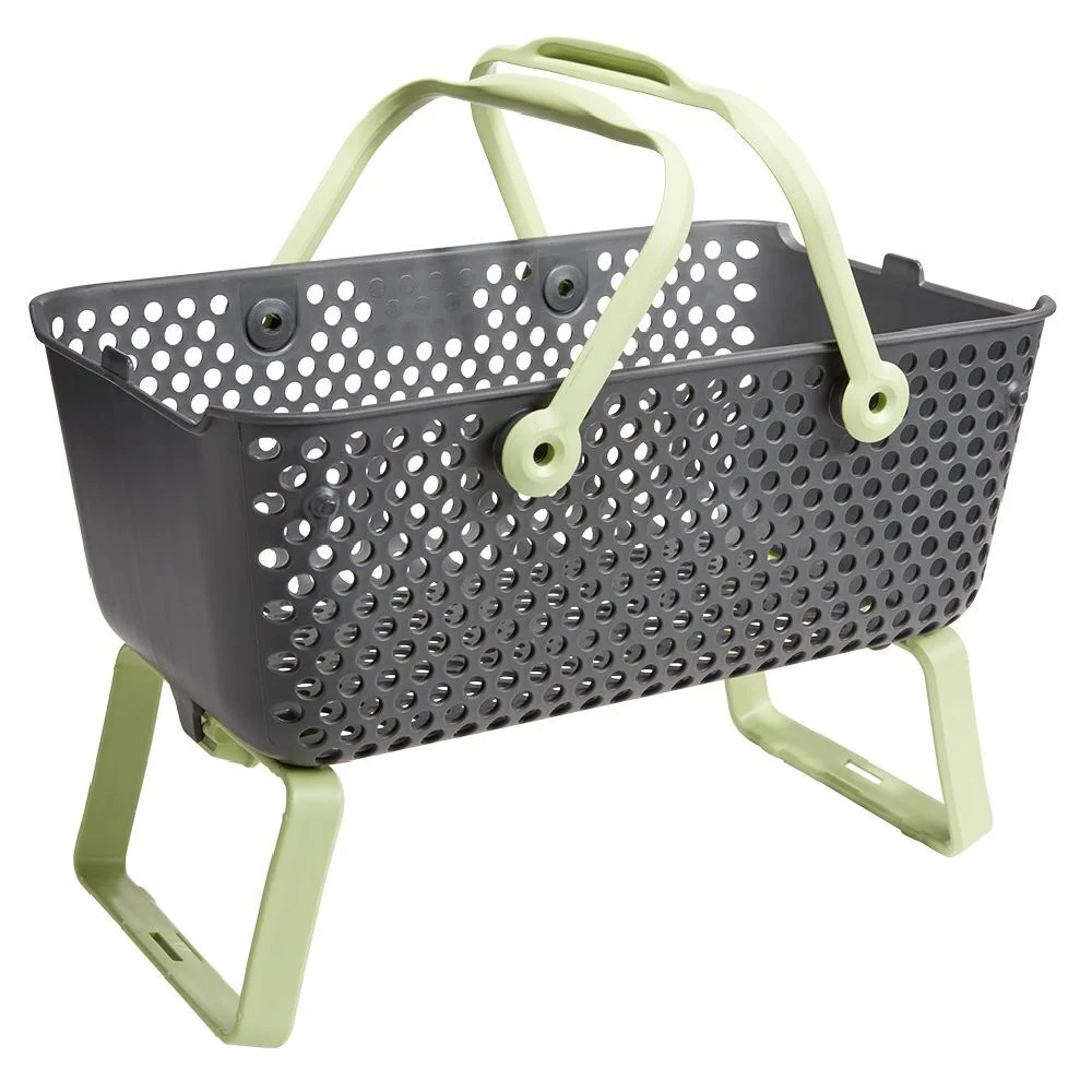 Panier de récolte Kajo 15L gris vert 48x29xH20 cm