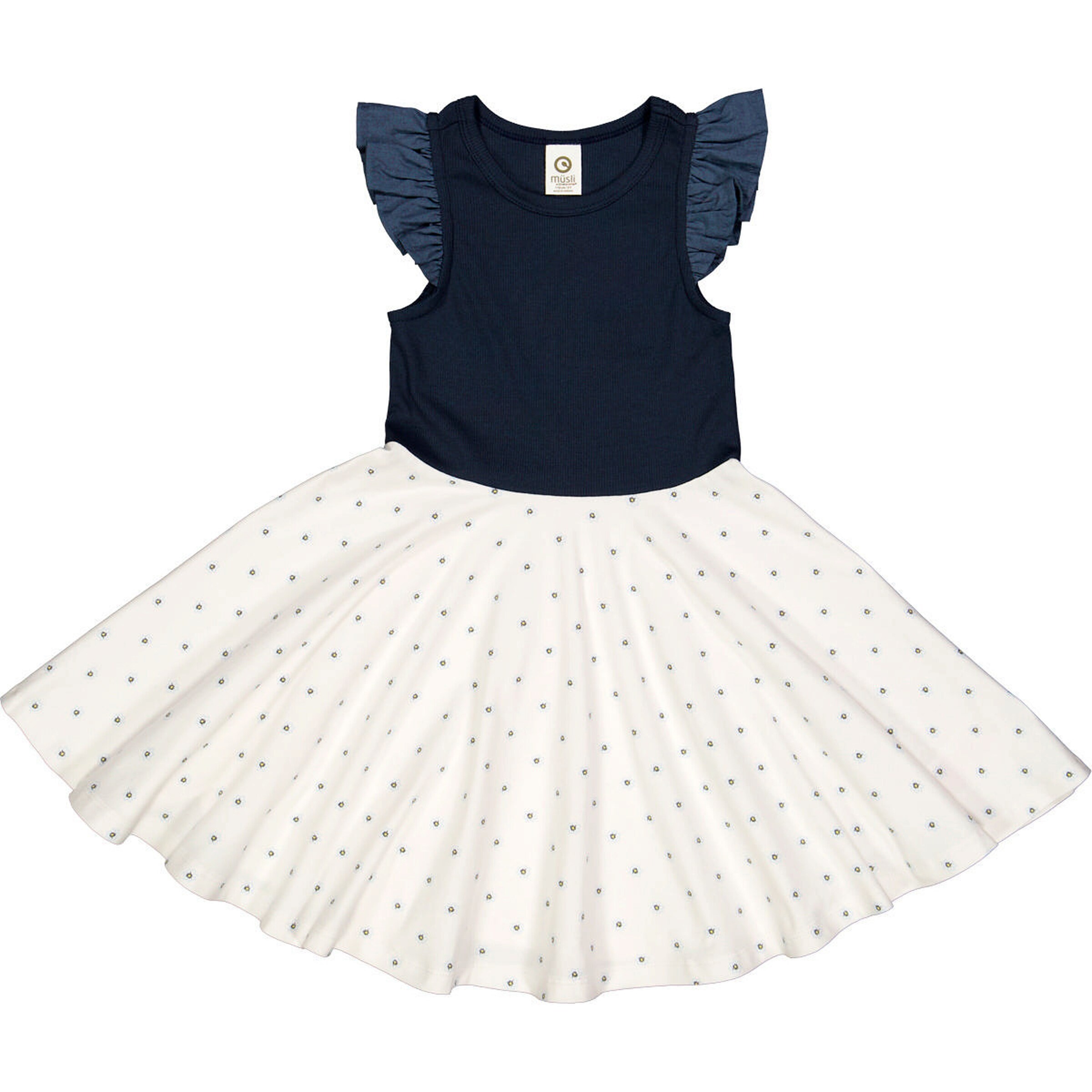 Müsli Kurzarmkleid nblue