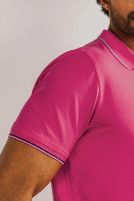State of Art roze heren polo