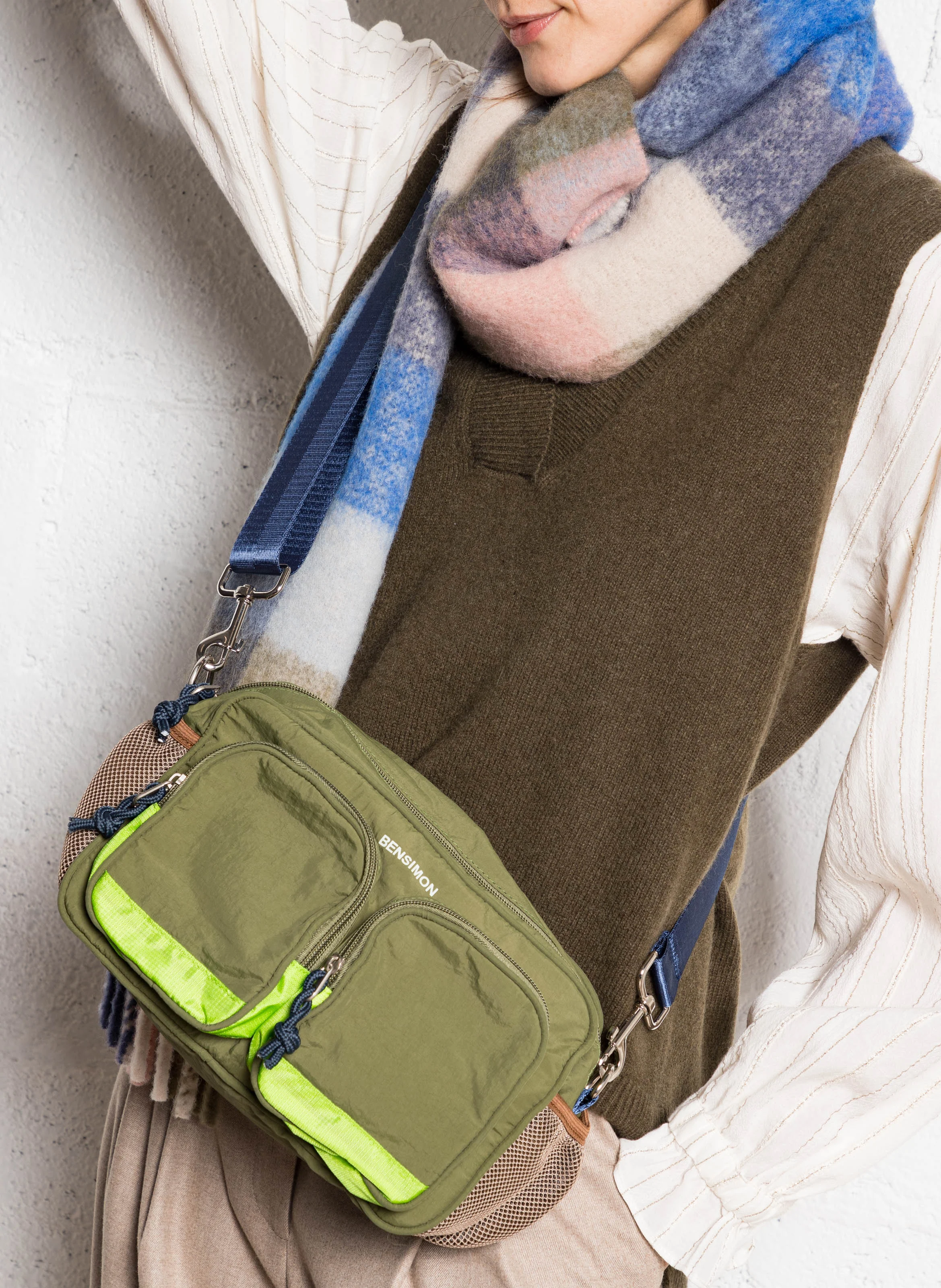 MARBELLA - Sac banane multipoches| Vert