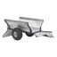 Tilhenger for ATV 500 kg 240x95x85 cm