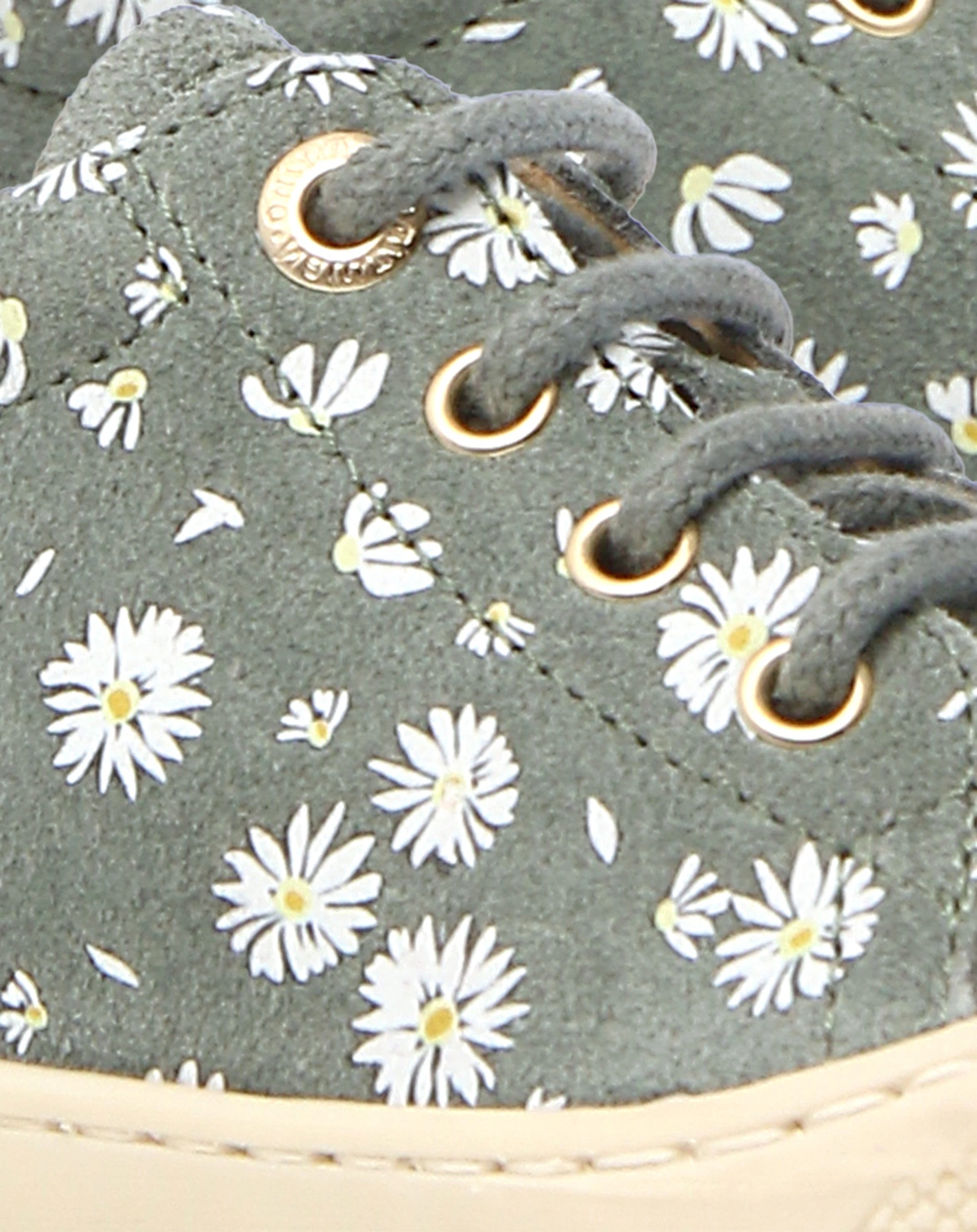 Schnür-Lauflernschuhe DAISIES in grün
