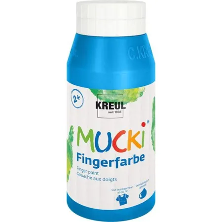 MUCKI Fingerfarbe Blau 750 ml