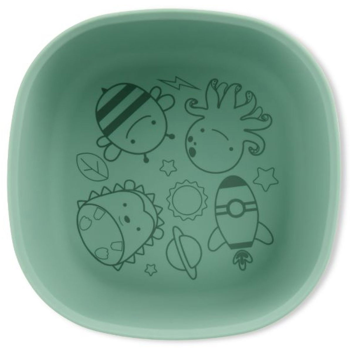 Skip HopSkip Hop   Squad Silikon Schale grün