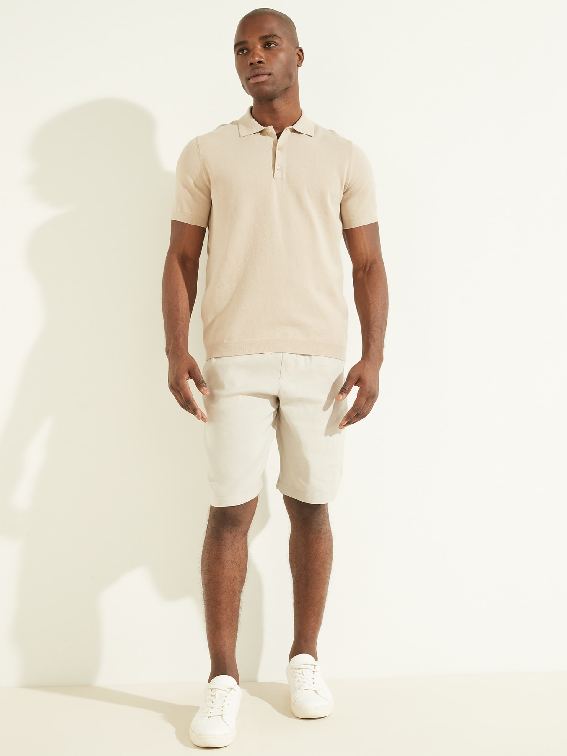 Polo de suéter de desempenho formal