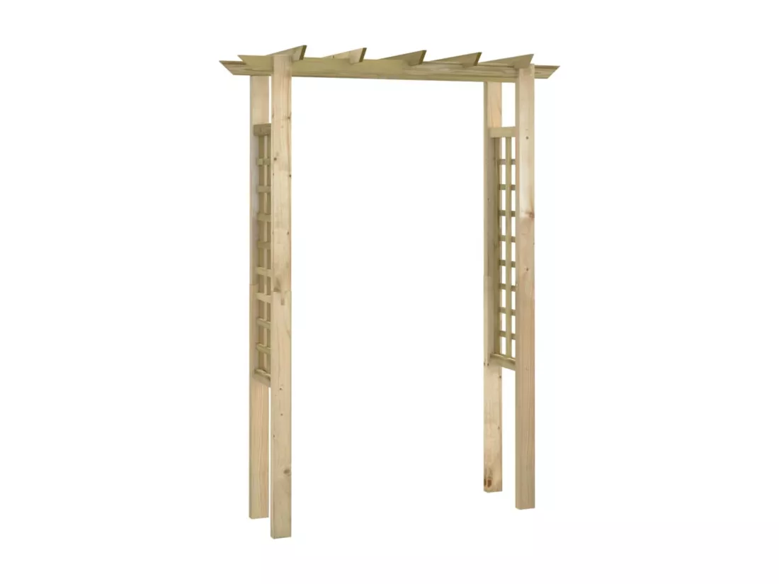 Arche pour rosiers 150 x 60 x 204 cm bois imprégné