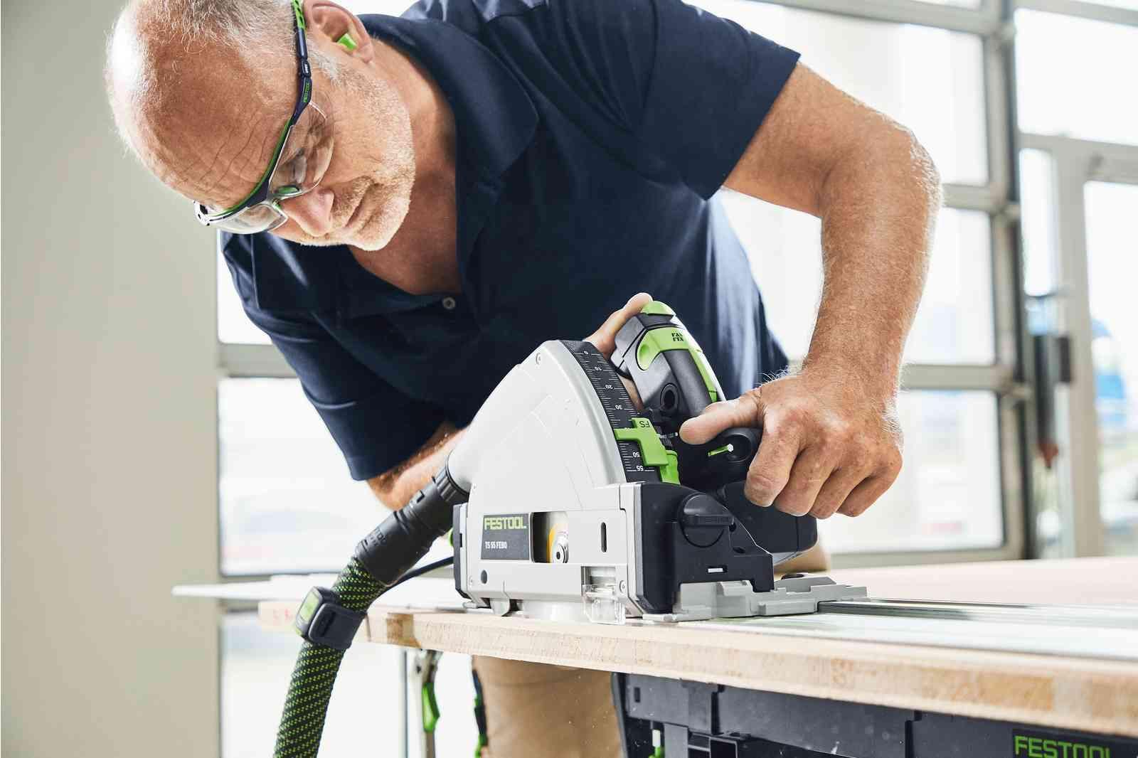 Festool TS 55 FEBQ-Plus-FS Invalzaag in Systainer   FS 1400/2 Geleiderail  - 577010