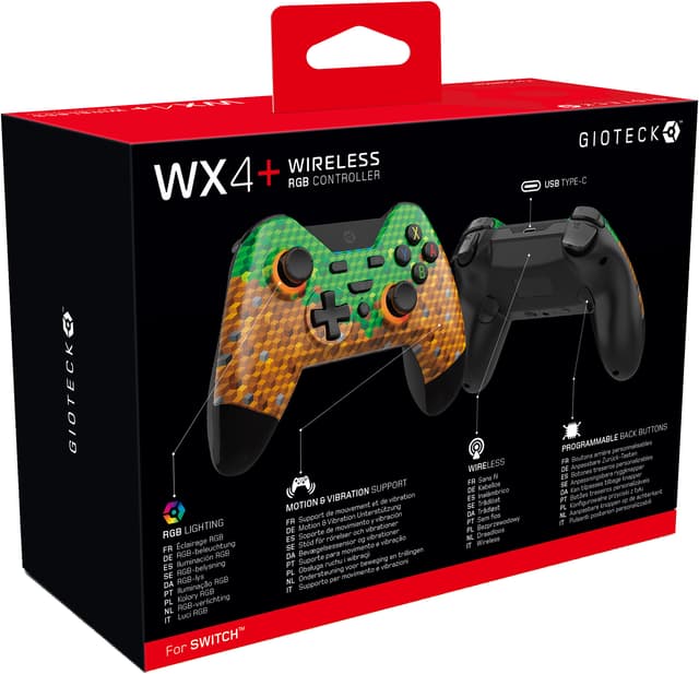 Gioteck WX-4 Plus Nintendo Switch trådløs controller (terninger)