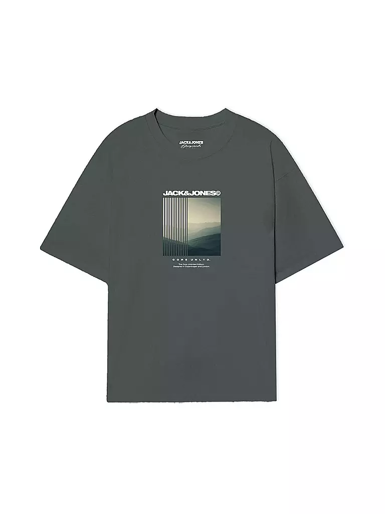 JACK & JONES Jungen T-Shirt JCOAERO grau