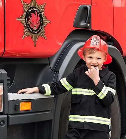 Den Goda Fen Udklædning - Brandmandss?t - Sort