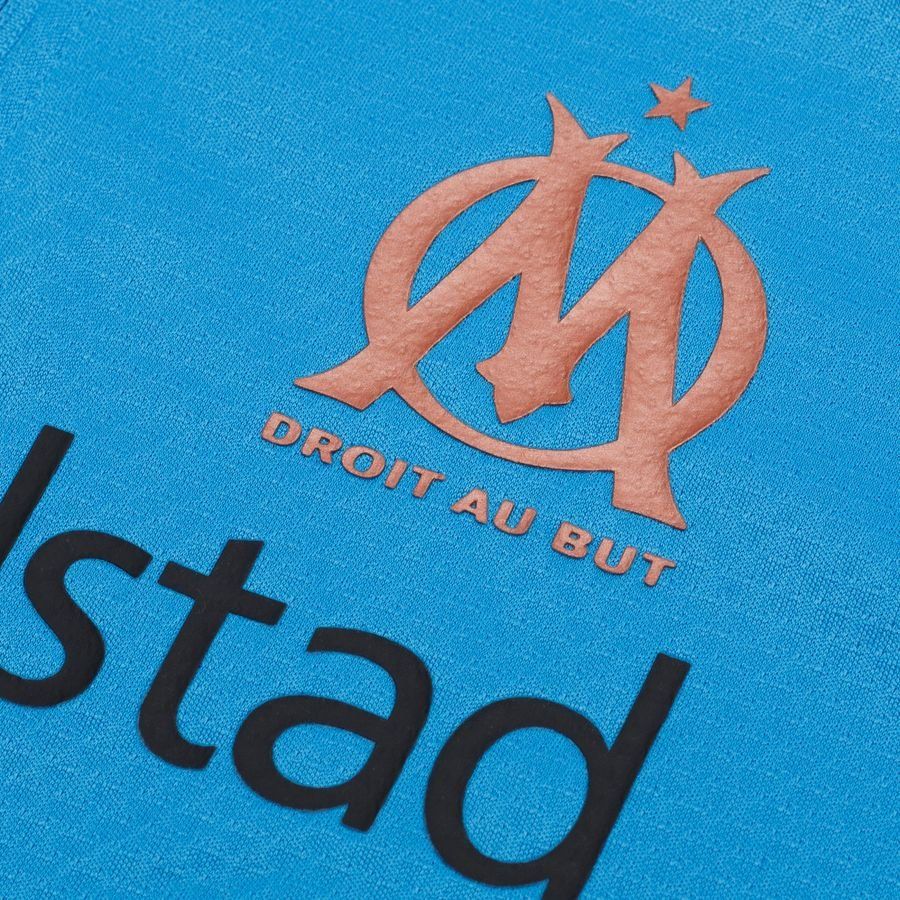 Marseille Maillot d'Entraînement Fermeture Éclair 1/4 - Bleu/Cuivre