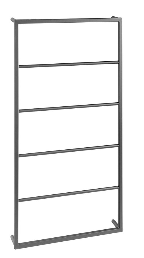 Sapho Industrial handdoekrek hangend 115x60cm mat zwart