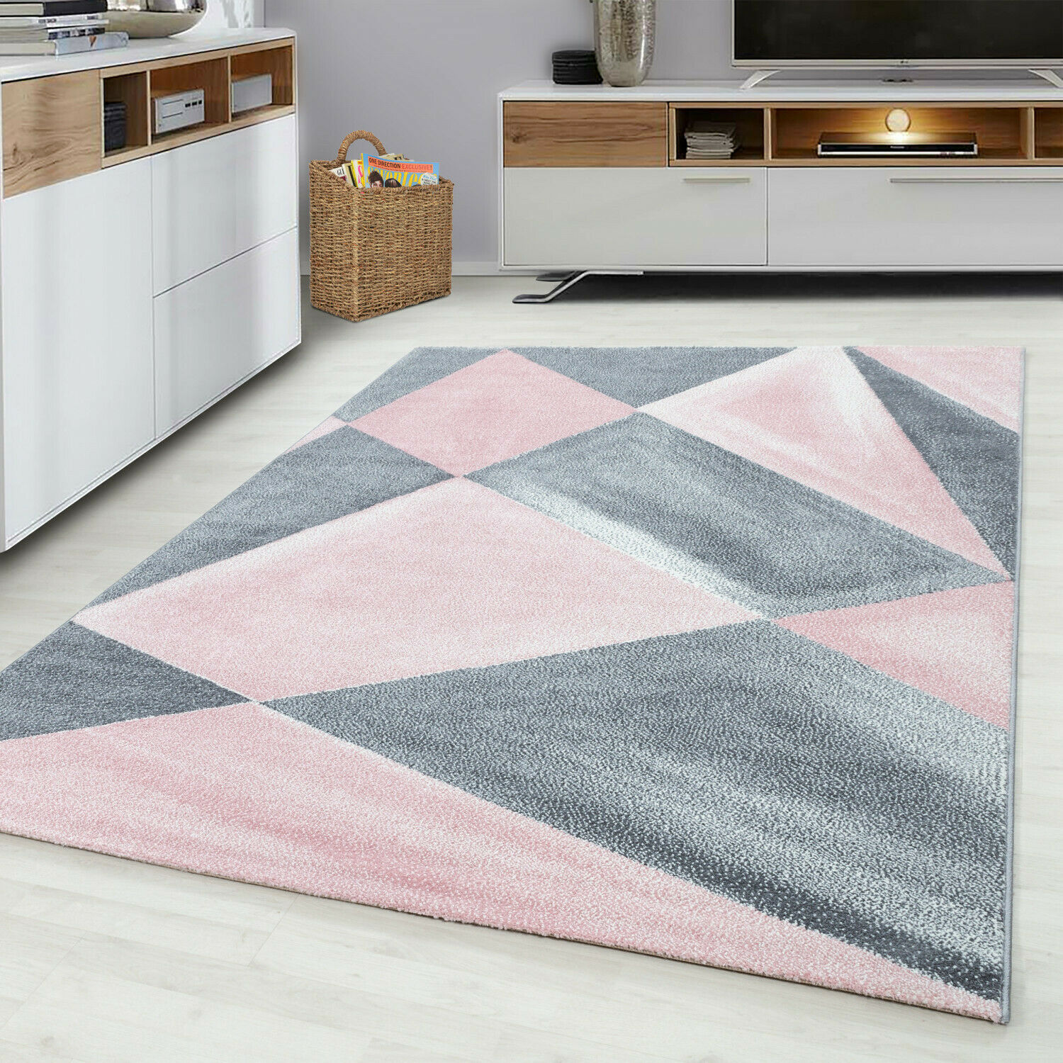Wunderschöne Teppich, Moderner Designer, rechteckig, Höhe 7 mm, Kurzflor