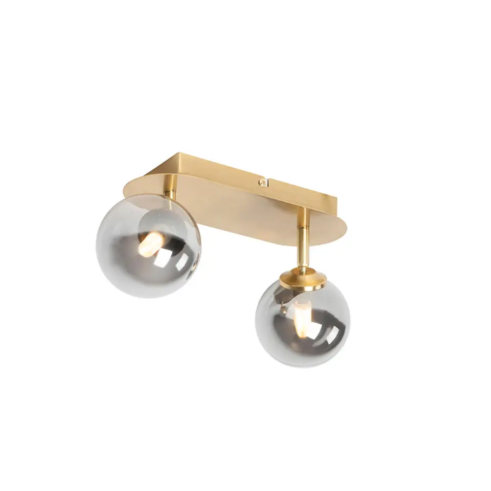 Qazqa opbouwspots athens goudkleurig g9