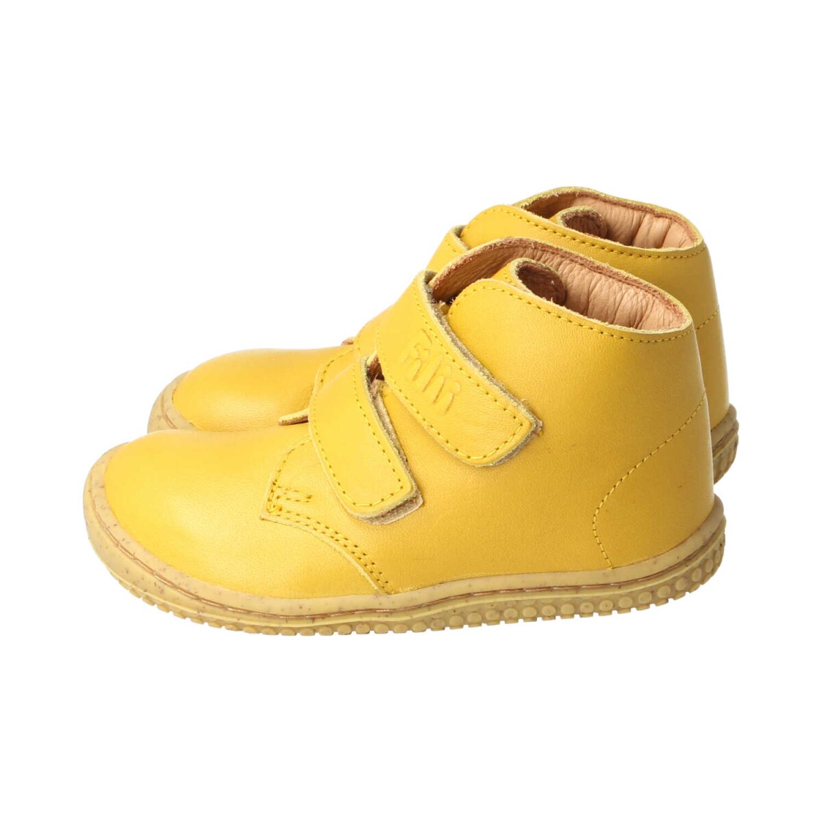 B3212-4 mustard SOFT-FEET BIO-nappa leather velcro Weite/M