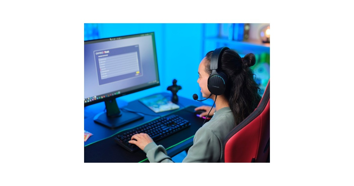 TrustGXT 490 Fayzo 7.1 USB gaming headset over-ear   (Zwart, PC, PlayStation 4, PlayStation 5)
