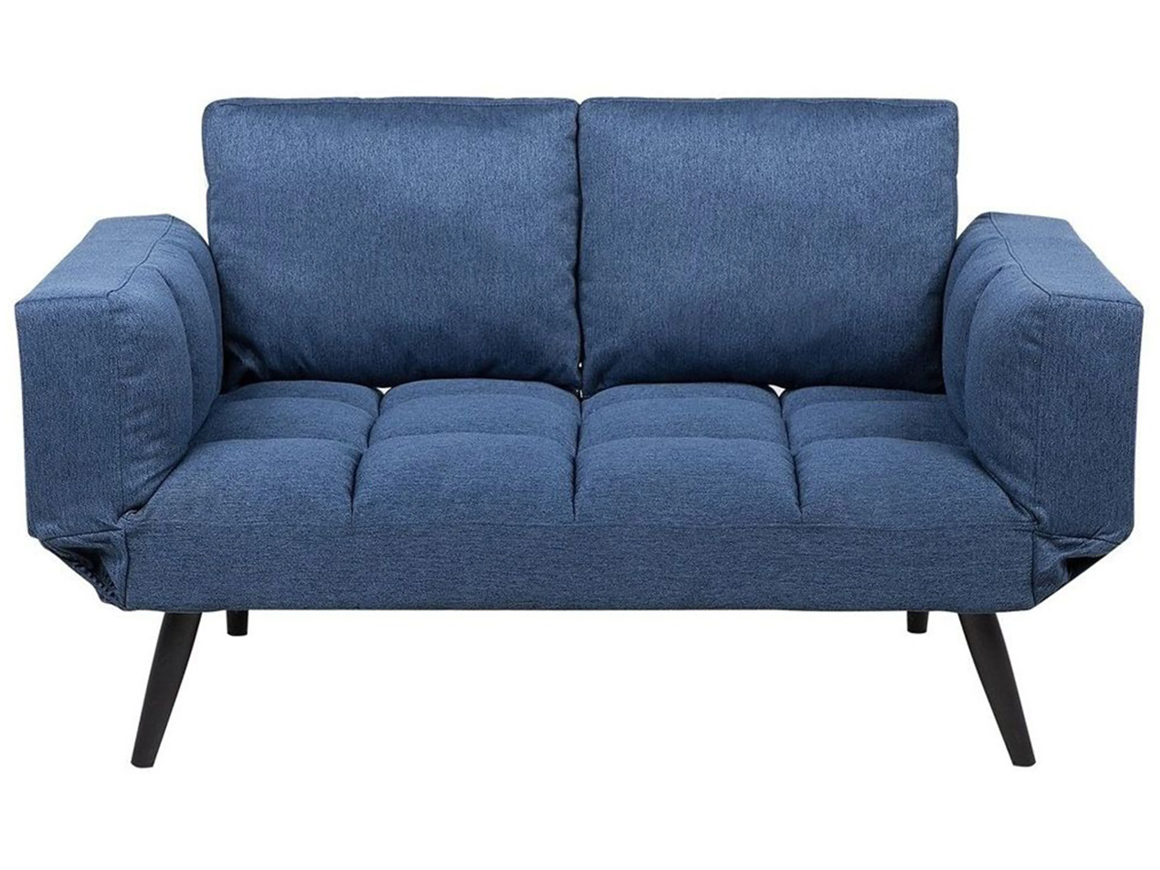 Slaapbank 2-zits BREKKE Stof Marineblauw