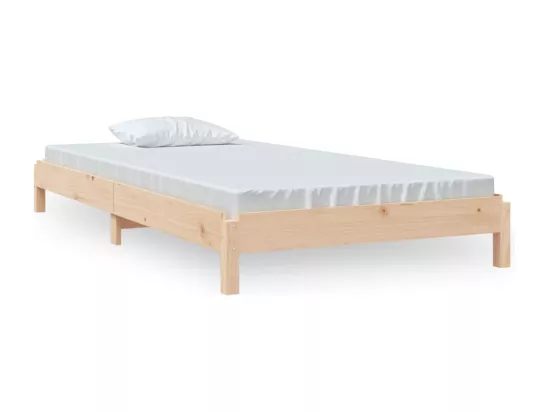 Lit empilable 75x190 cm Bois de pin massif