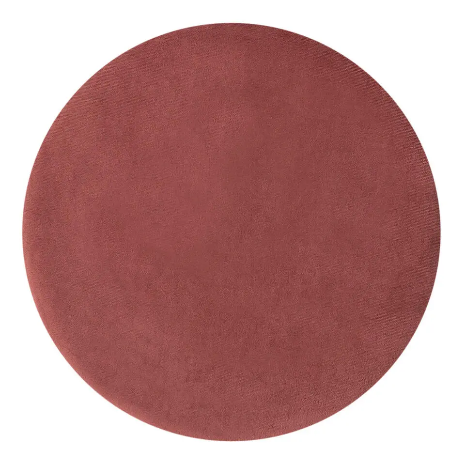 Parya Home -Fluwelen poef Ø32 H 42 cm Zitpoef