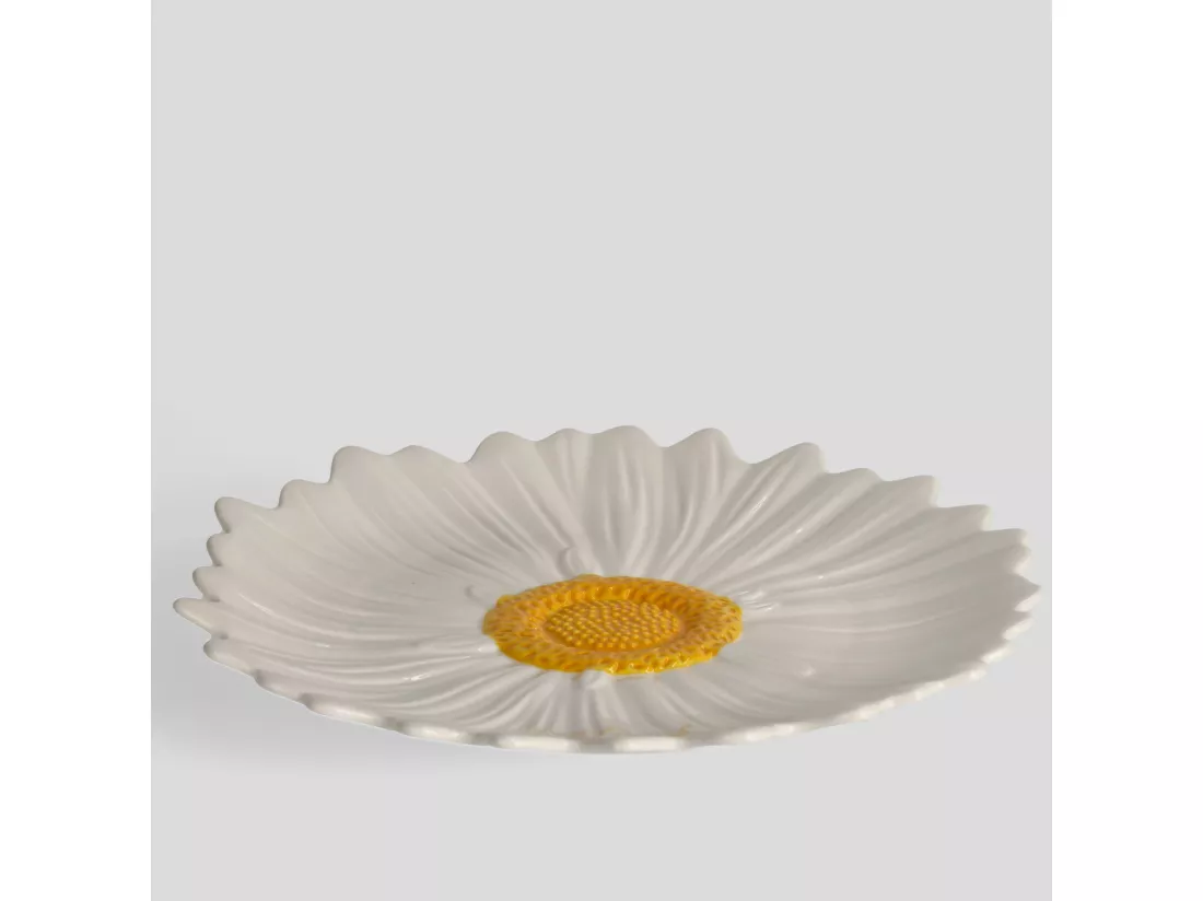 Plateau de Service Moyen en Porcelaine Blanche 31,7x31,7 cm