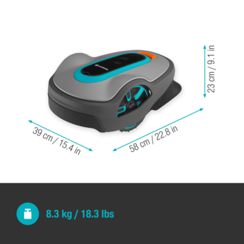 Gardena robotmaaier Sileno Life 750 m² - 22cm