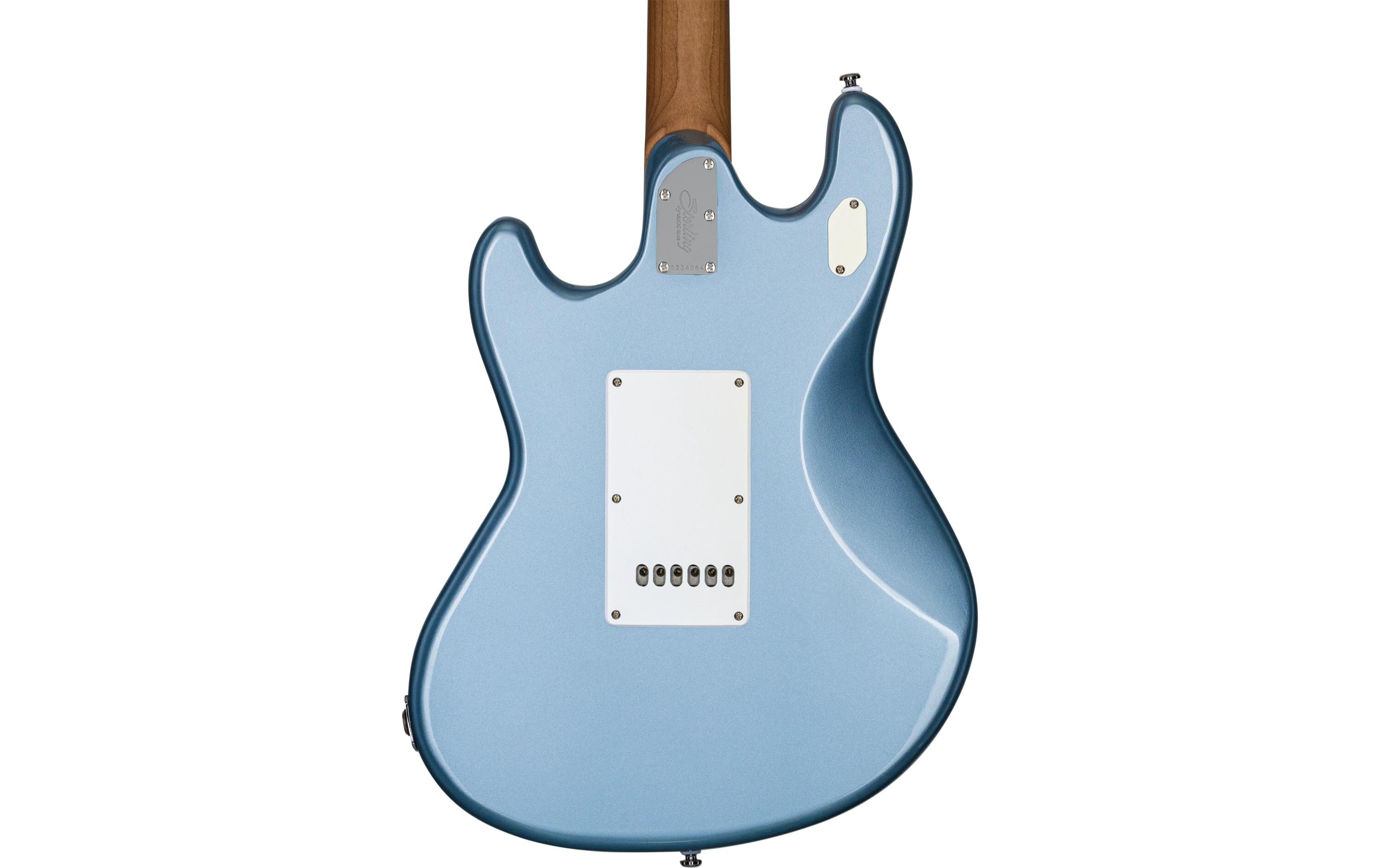 E-Gitarre Stingray SR50 Firemist Silver<br>Gitarre im Vintage-Design mit neuer Ausstattung