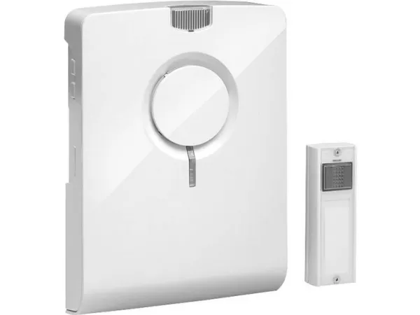 Grothe 43502 Dørklokke Klokkespil hvid (43502)