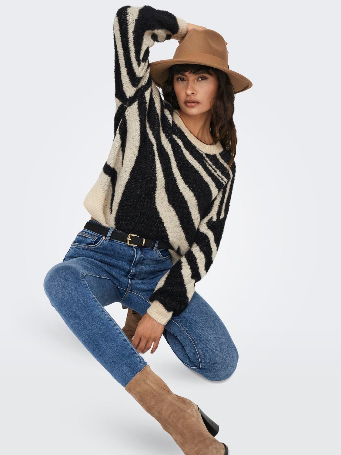 ONLGIANNA Strickpullover Black