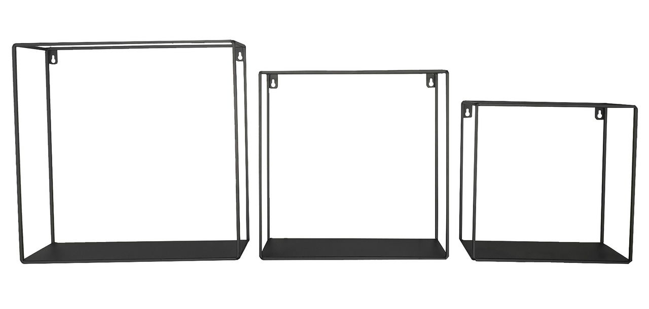 XORA Wandregal 3er Set TINA