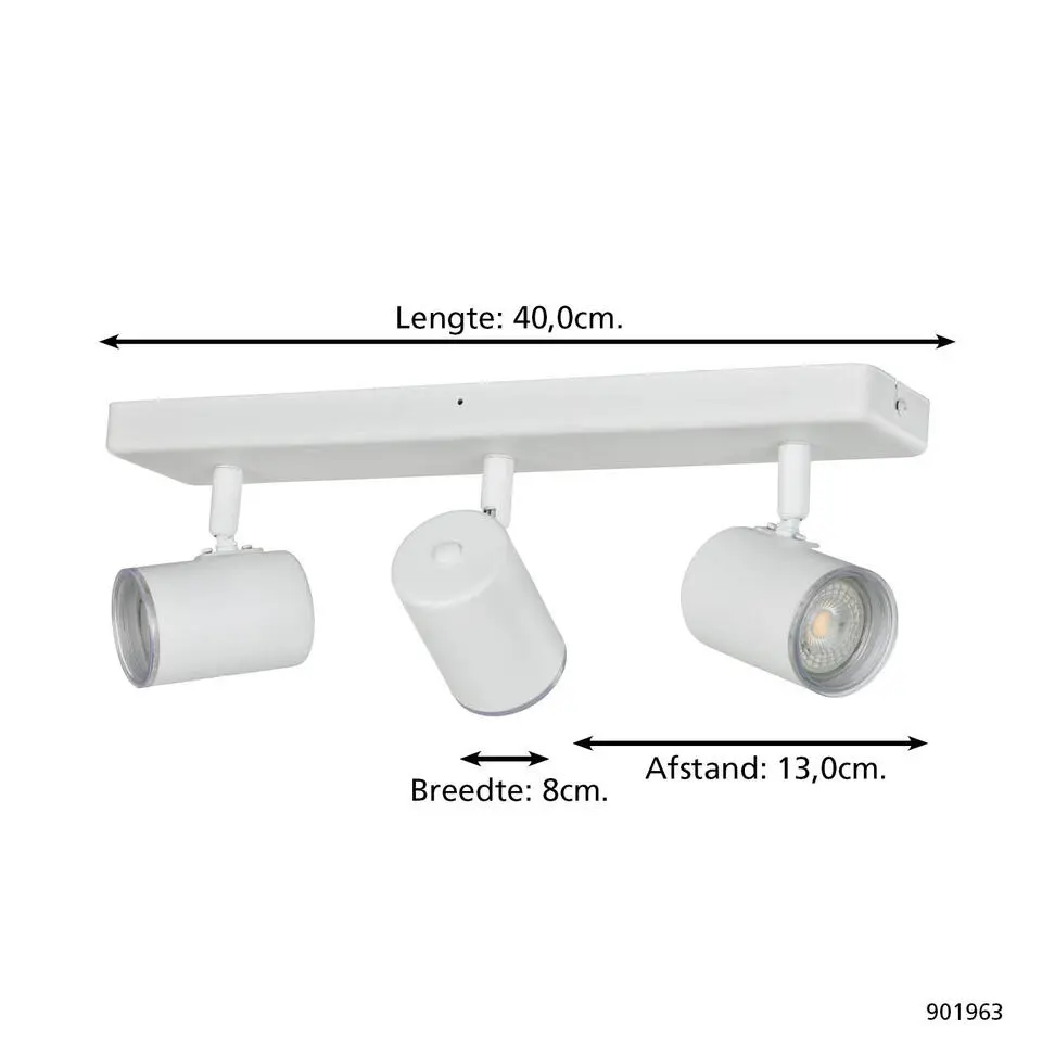 EGLO Consuma 1 Spot - GU10 - 40 cm - Wit
