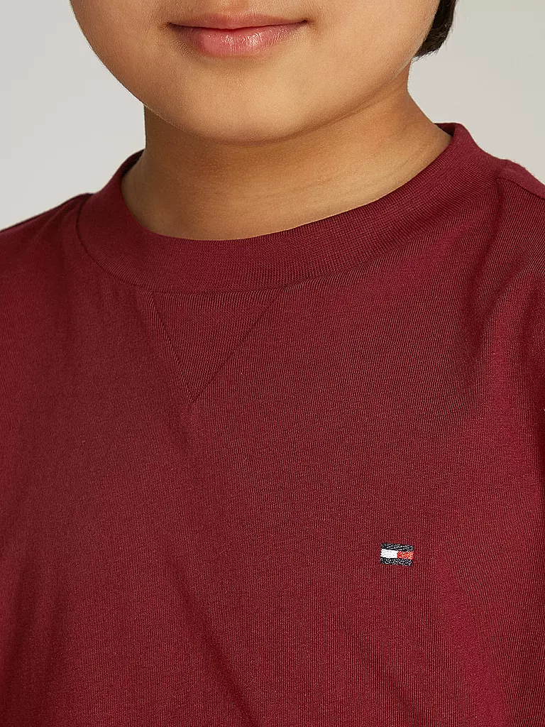 TOMMY HILFIGER Jungen T-Shirt dunkelrot