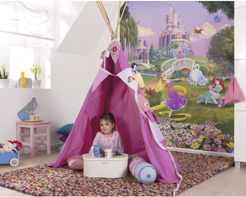 Fotobehangpapier 4-4026 Disney Edition 4 Disney Princess Sunset 4-delige set 184 x 254 cm