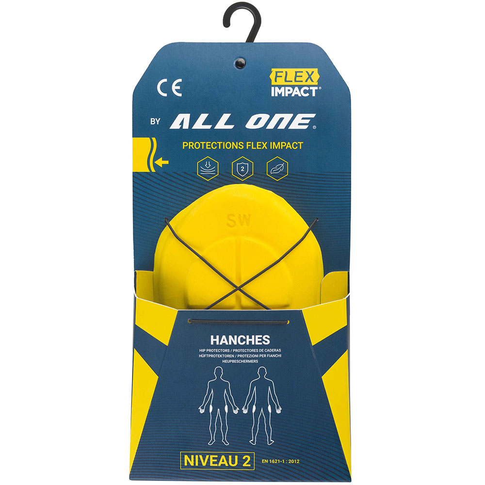 All One - Protections hanches Flex Impact niveau 2 Jaune