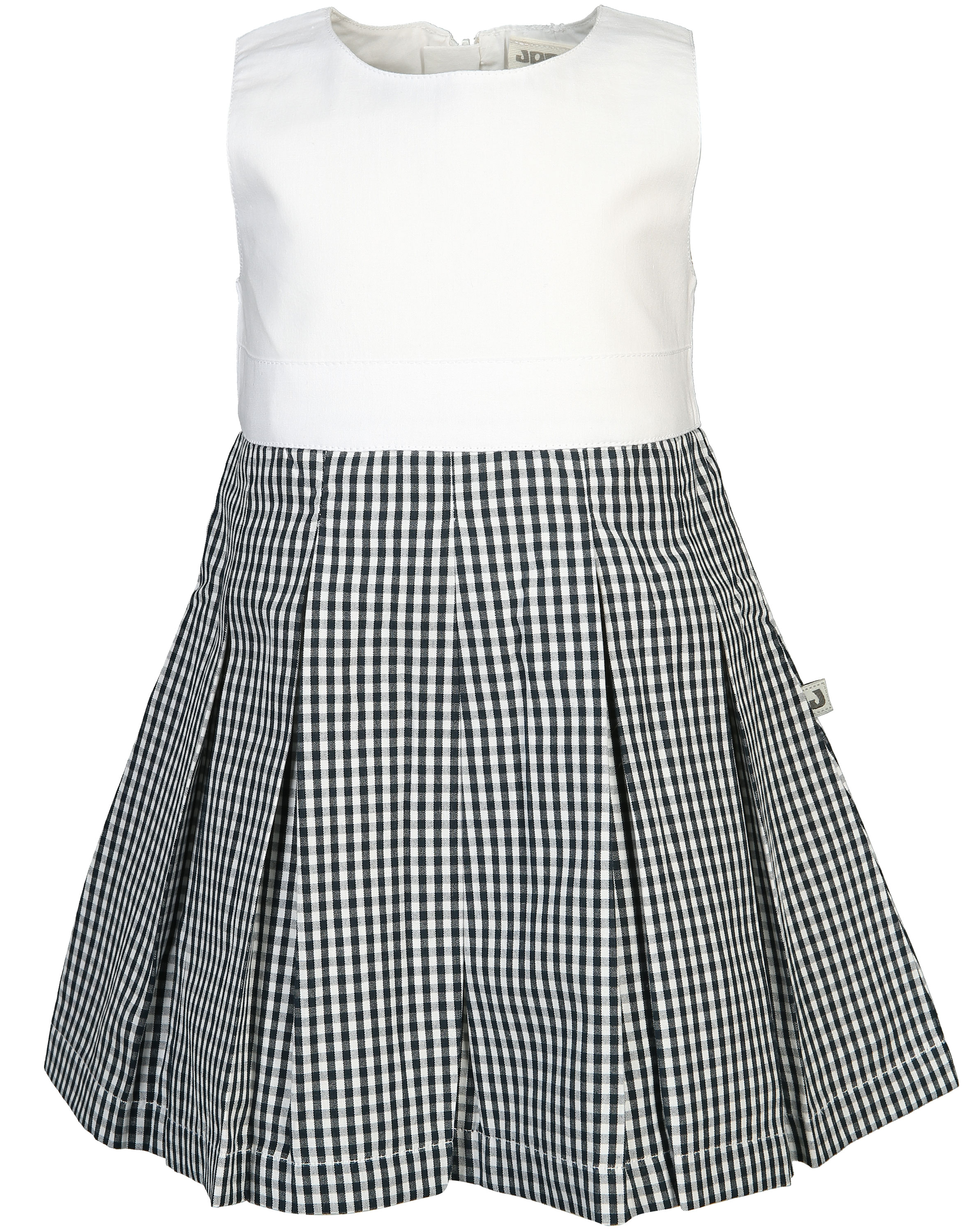 Trägerkleid CLASSIC GIRLS kariert in marine/weiß