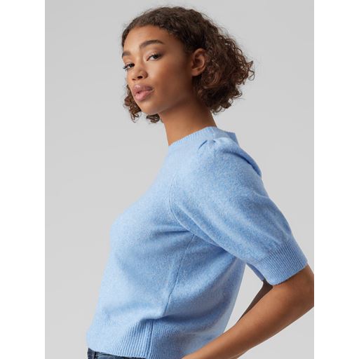 Vero Moda Doffy Kortærmet Striktrøje, Little Boy Blue, M