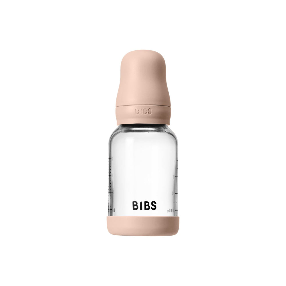 Køb Bibs Blush Glass Baby Flaske Round Latex Slow Flow