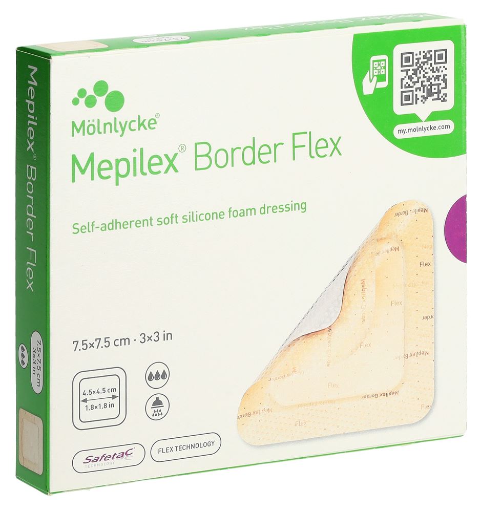 MEPILEX Border Flex 7.5x7.5cm 5 Stk