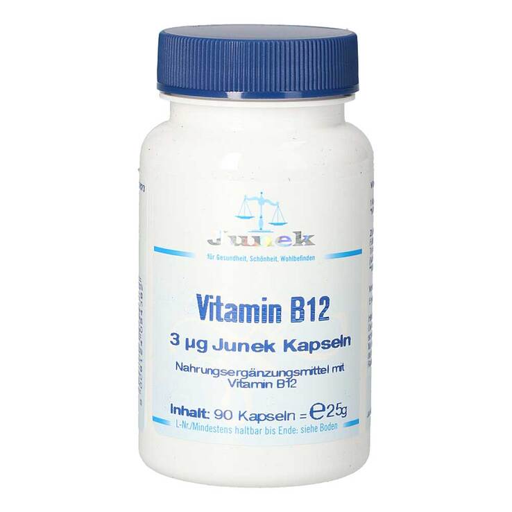 Vitamin B12 3 µg Junek Kapseln, 90 St