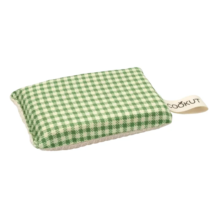 Cookut Lot de 2 éponges écologique lavables vichy
