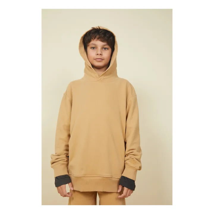 SMALLABLE BASICS Sweat A Capuche Garçon Coton Bio | Beige