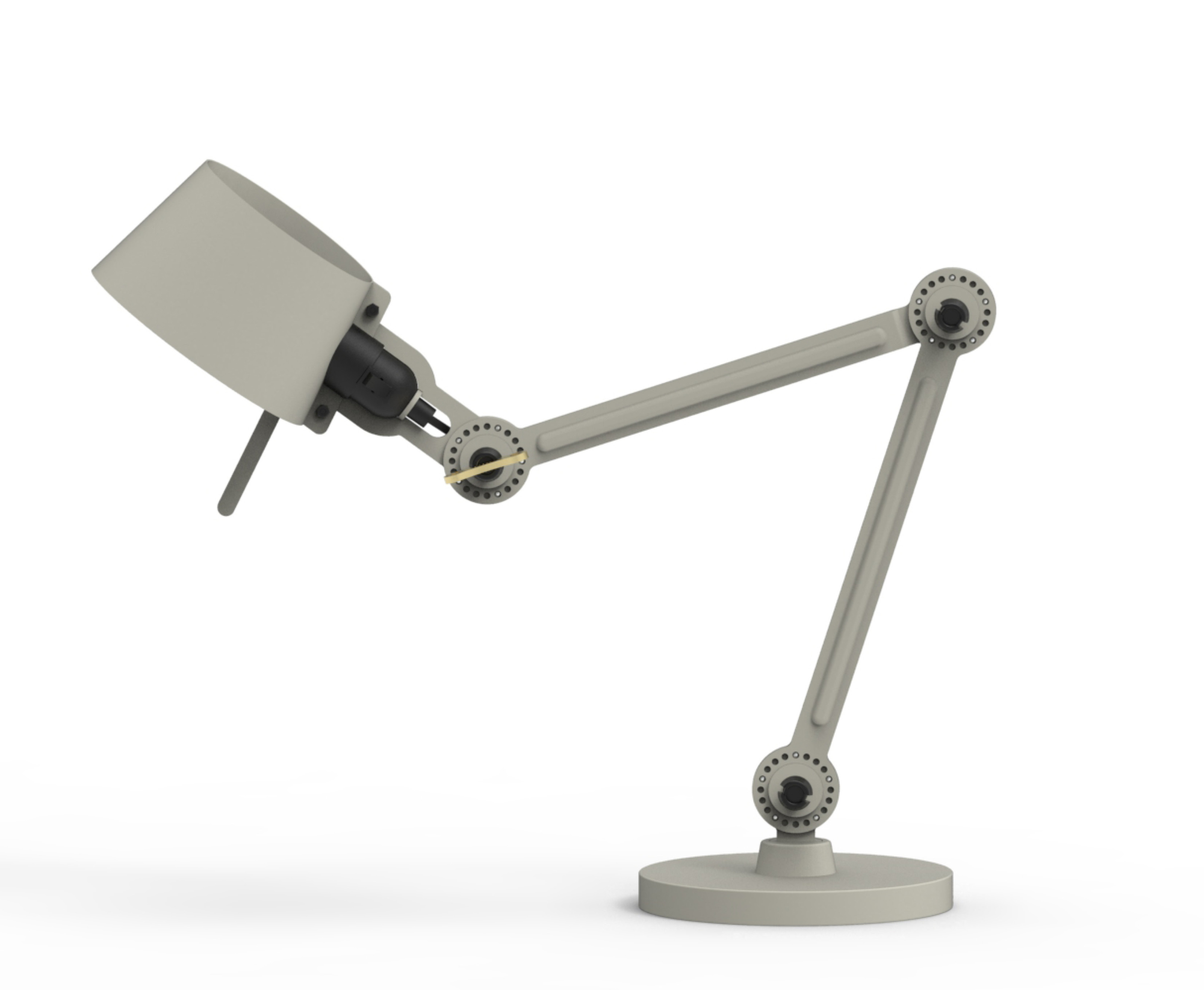 Bureaulamp Bolt 2 arms klein ash grey