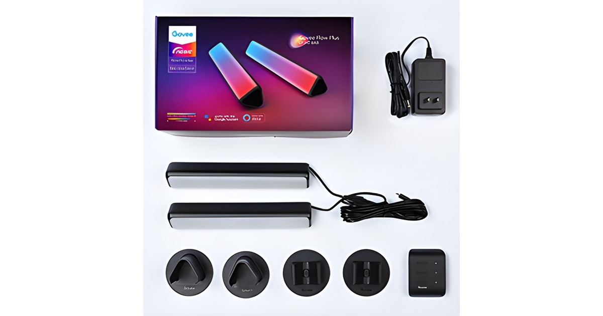 GoveeH6056 RGBICWW WiFi + Bluetooth Flow Plus Lichtbalken sfeerverlichting  (voor displays tot 45 inch)