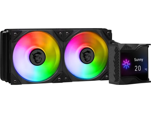 MSI MPG CORELIQUID D240 - Processors flydende kølesystem - Radiatorstørrelse: 240 mm - (for: LGA1156, LGA1155, LGA1150, LGA1151, AM4, TR4, sTRX4, LGA1200, LGA1700, AM5) - kobber - 120 mm